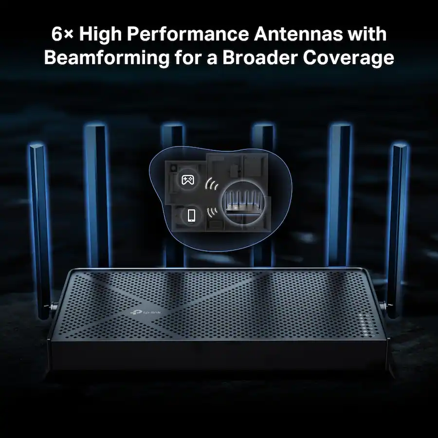 Dfa Router TP Link Archer BE6500 Dual Band Wi Fi 7 Router Black Archer BE6500 ...