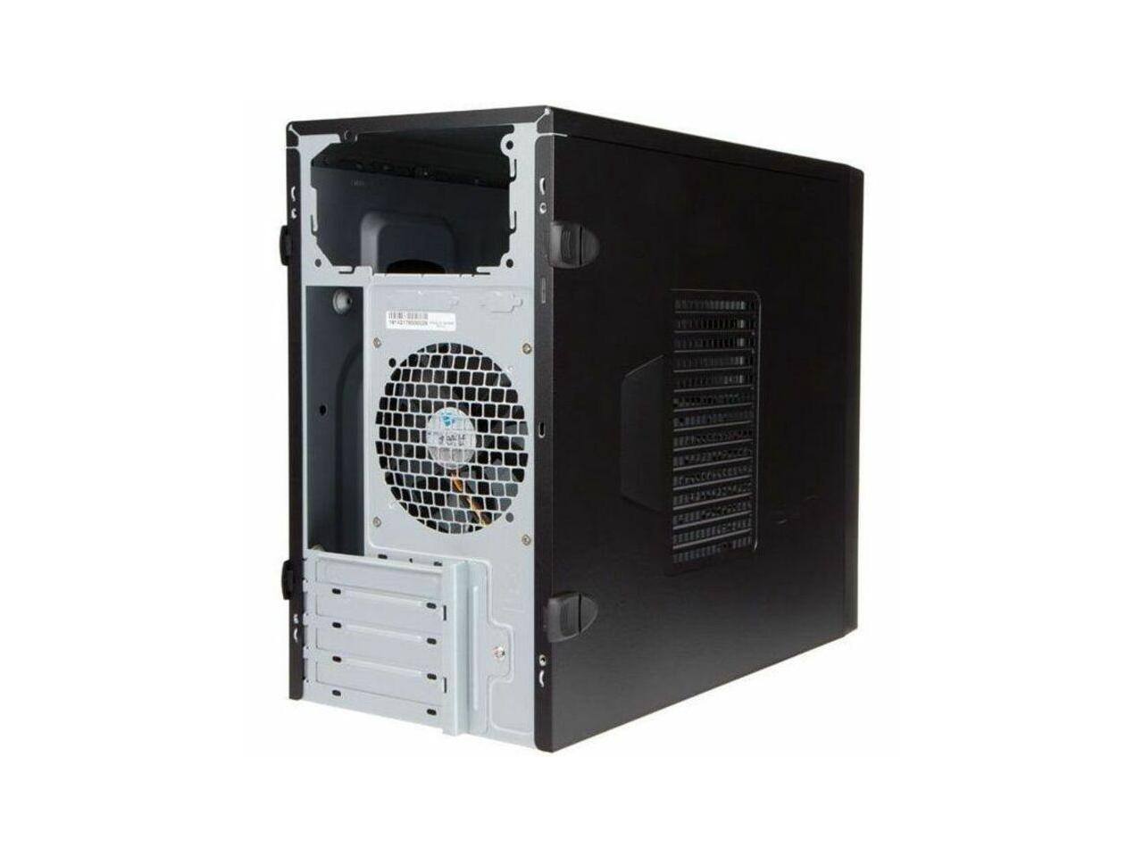 Alt View 3. In Win - In Win EM Computer Case - Mini-tower - Black - Micro ATX Motherboard Supported - Black.