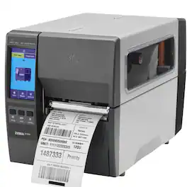 Zebra - ZT231 203dpi Thermal Transfer Industrial Barcode Label Printer, 4-Inch, USB & Ethernet (ZT23142-T0E000FZ) - Gray
