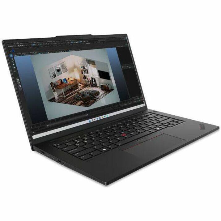 Alt View 8. Lenovo - Lenovo ThinkPad P14s Gen 5 21G2001SUS 14.5" Mobile Workstation - WUXGA - Intel Core Ultra 7 155H - 32 GB - 512 GB SSD - - Black.