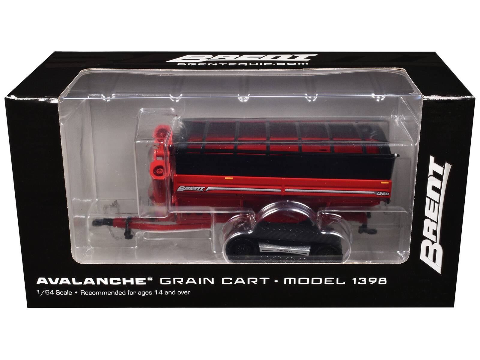 BRENT EQUIP.COM  
BREDT 1398 SAWANZA AVALANCHE GRAIN CART - MODEL 1398  
1/64 Scale  
Recommended for ages 14 and over
