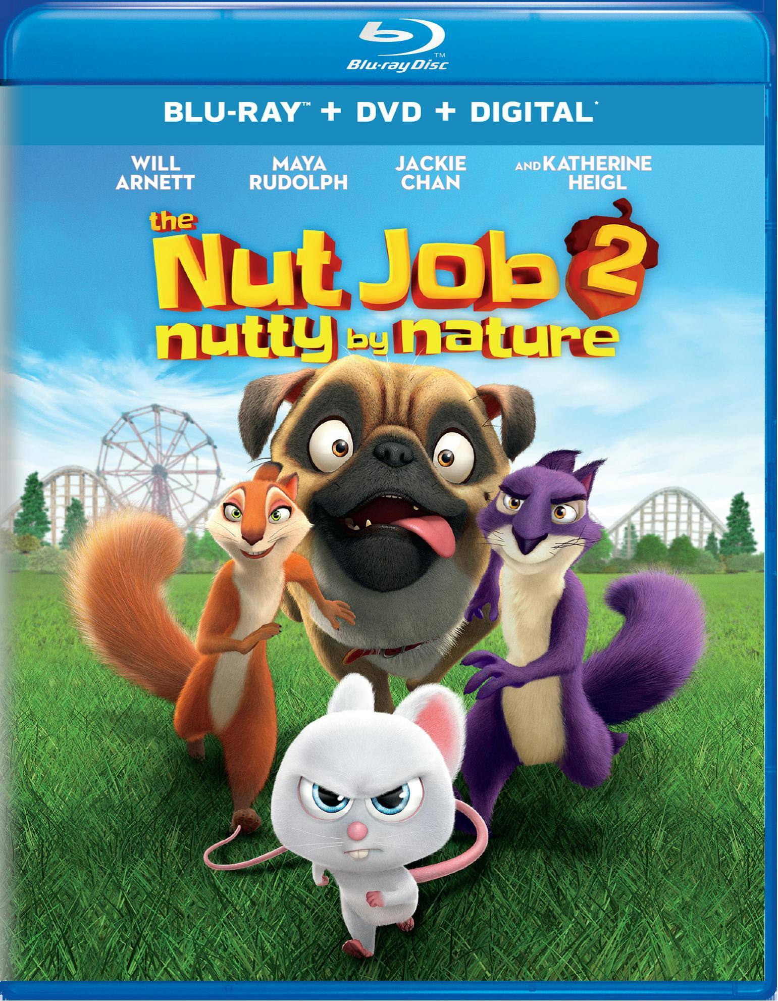 Front. The Nut Job 2: Nutty By Nature (DVD + Digital) [Blu-ray].