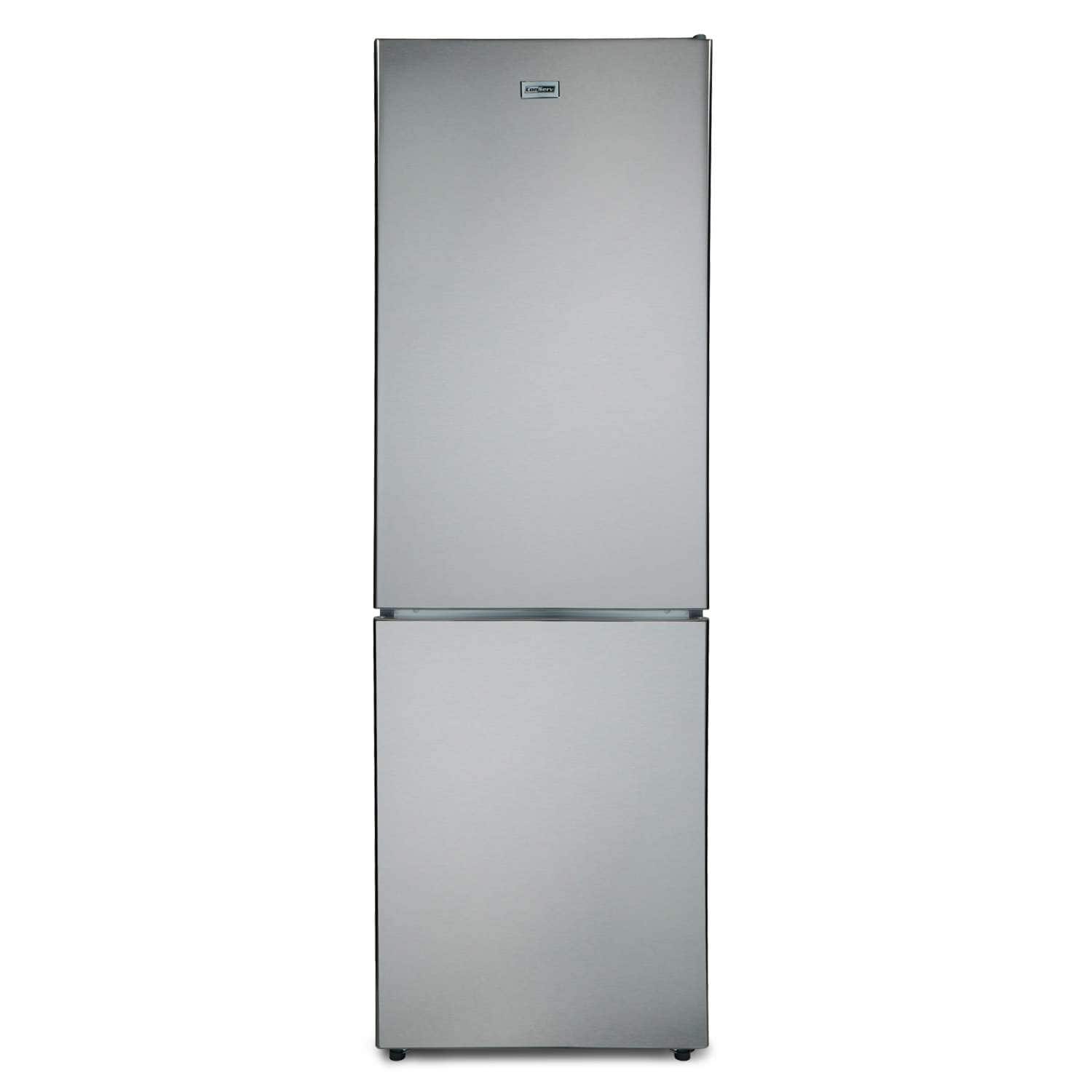 Front. Conserv - Conserv 11 cu ft. Bottom Freezer Refrigerator 24 inch Fridge w/ WINE RACK Stainless 110V - Stainless.