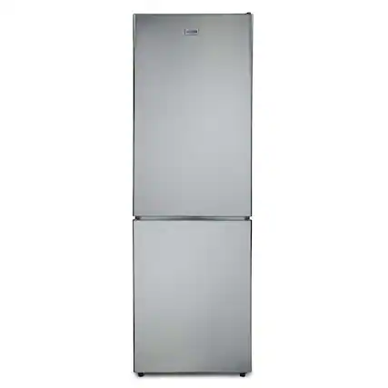 Front. Conserv - Conserv 11cf Bottom Freezer Refrigerator 24in w/ WINE RACK Stainless 110V - Stainless.