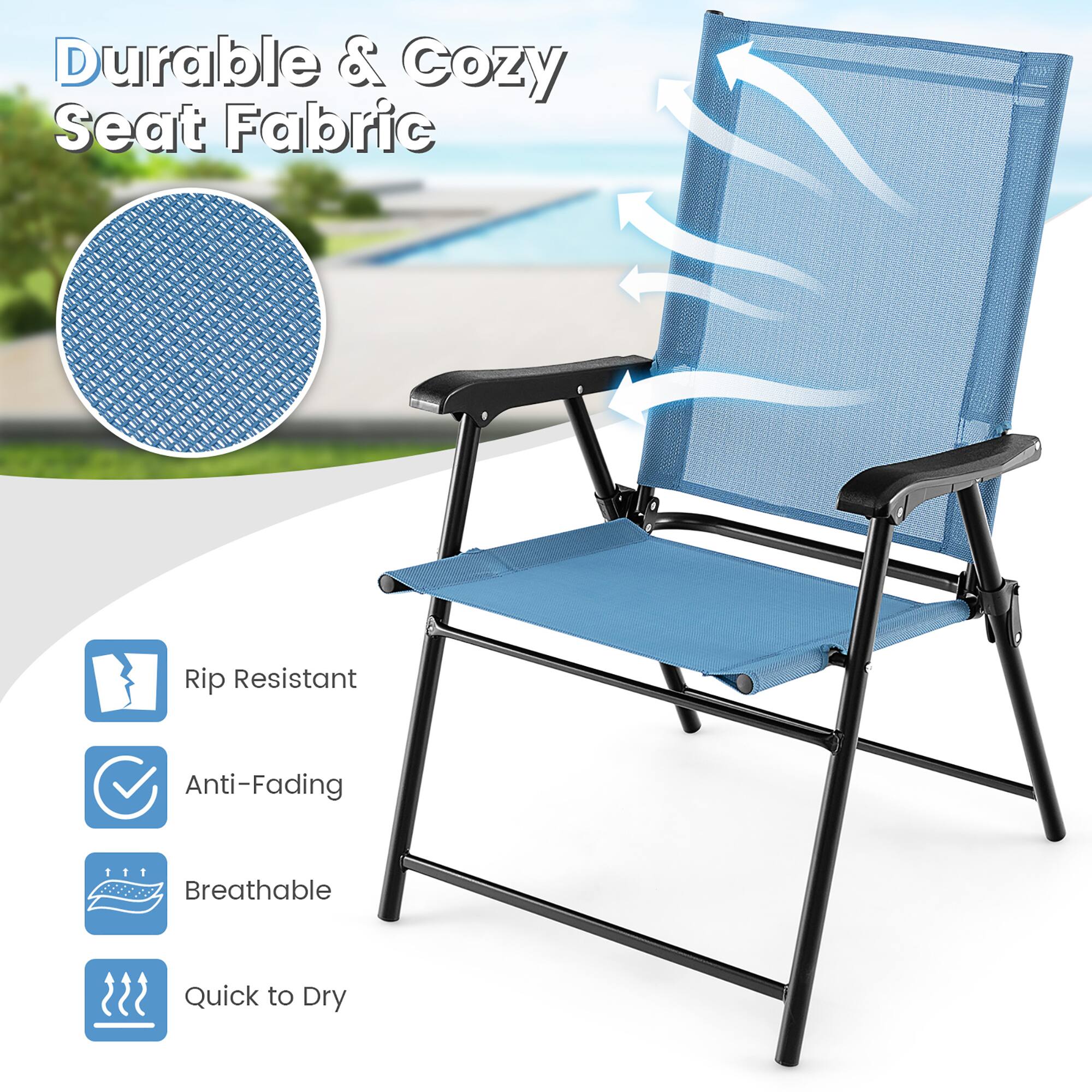 Durable & Cozy Seat Fabric

- Rip Resistant
- Anti-Fading
- Breathable
- Quick to Dry