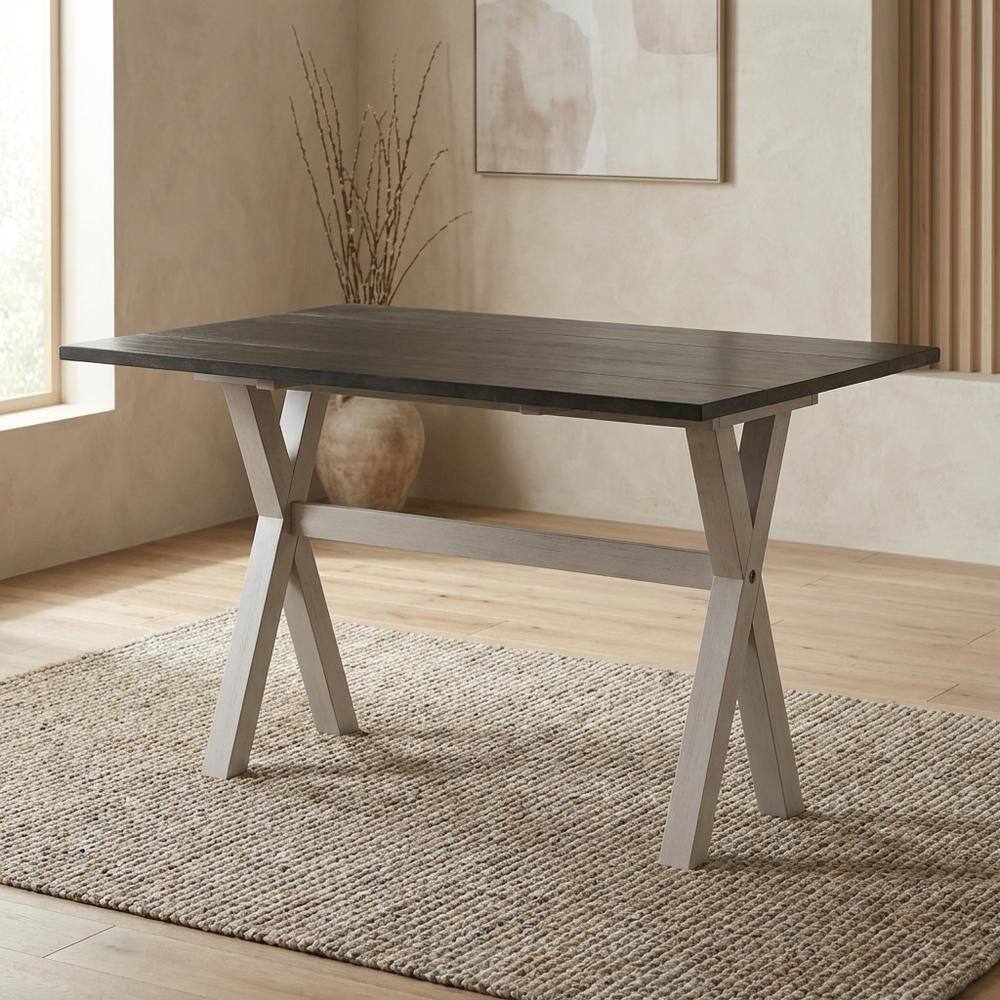 Alt View 1. FurniFact - Charcoal Flip Top Coffee Table with Rubber Wood and MDF Finish - Charcoal.