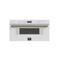 Forno Appliances - Capoliveri 1.2 cu. ft. Built-In Microwave Drawer with Sensor Cooking and Angled Touch Controls - White - Front_Zoom