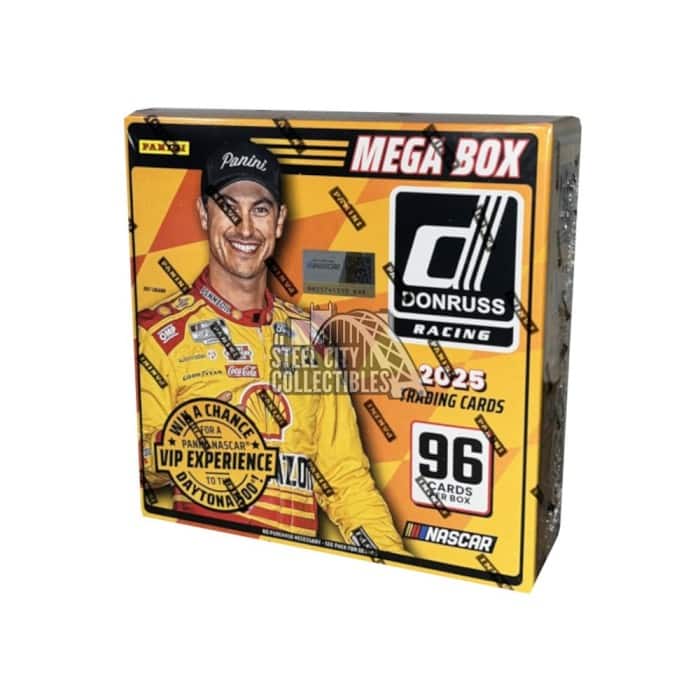 2025 Panini Donruss Racing Mega Box price history on PriceWatchPro