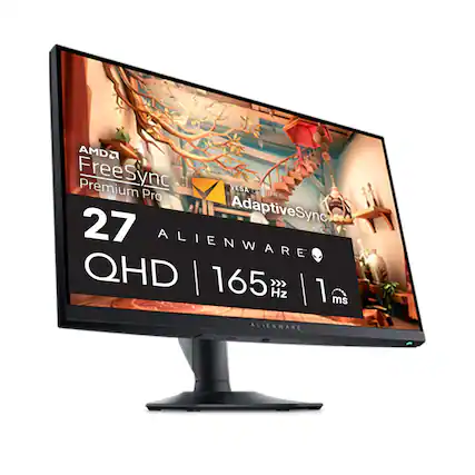 AMD FreeSync Premium Pro
VESA Certified AdaptiveSync
27"
ALIENWARE
QHD | 165 Hz | 1 ms