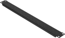 Gator - 1U Universal Rack Panel with 16 Knockouts, 16-Gauge Cold-Rolled Steel Construction