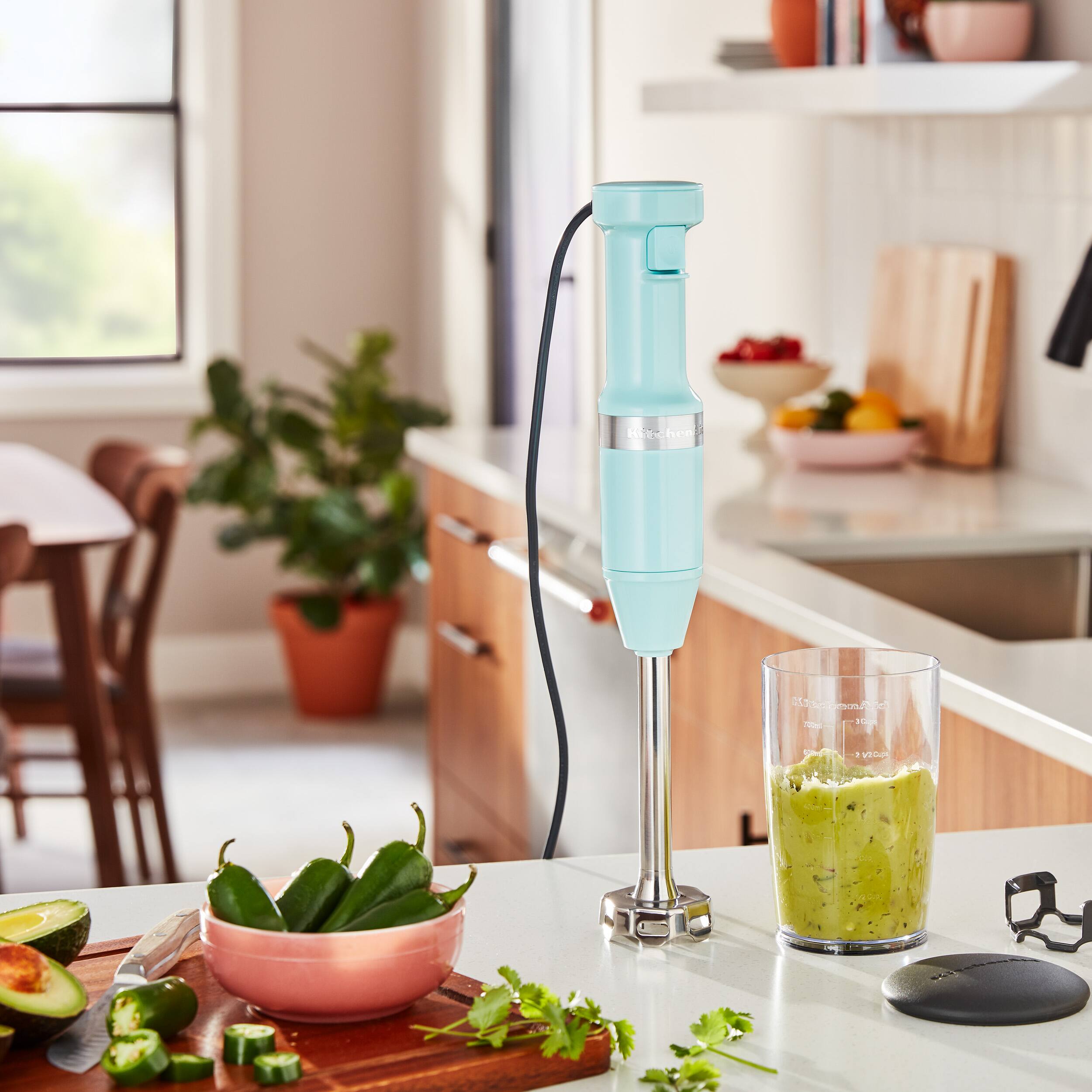 Accessories. KitchenAid - Variable Speed Corded Hand Blender - KHBV53 - Ice.