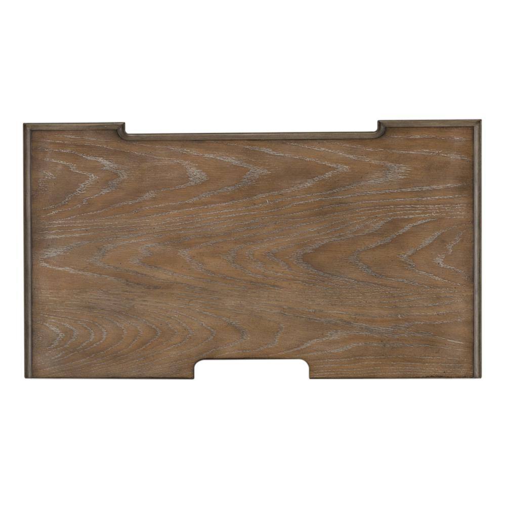Angle. Liberty Furniture Industries - Abbey Park 2 Drawer Night Stand w/ Charging Station in Antique White - White.