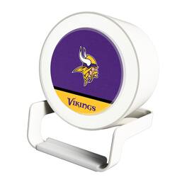 Keyscaper - Minnesota Vikings Night Light Wireless Charger And Bluetooth Speaker - Multicolor
