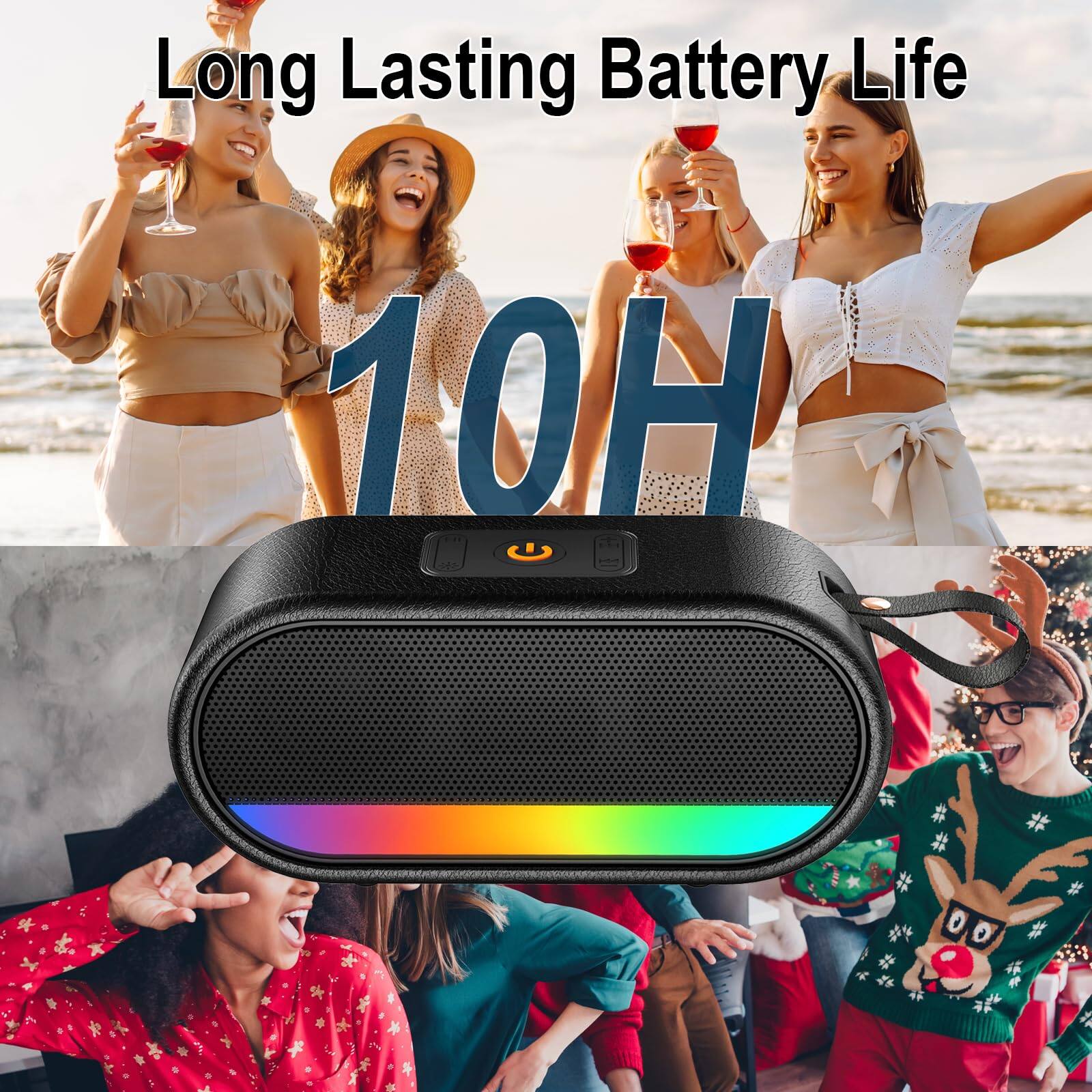 Long Lasting Battery Life  
10H