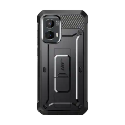 Front. SUPCASE - Unicorn Beetle Pro Rugged Holster Case for Moto G Stylus (2024) – Full-Body Protection with Kickstand & Belt Clip - Black.