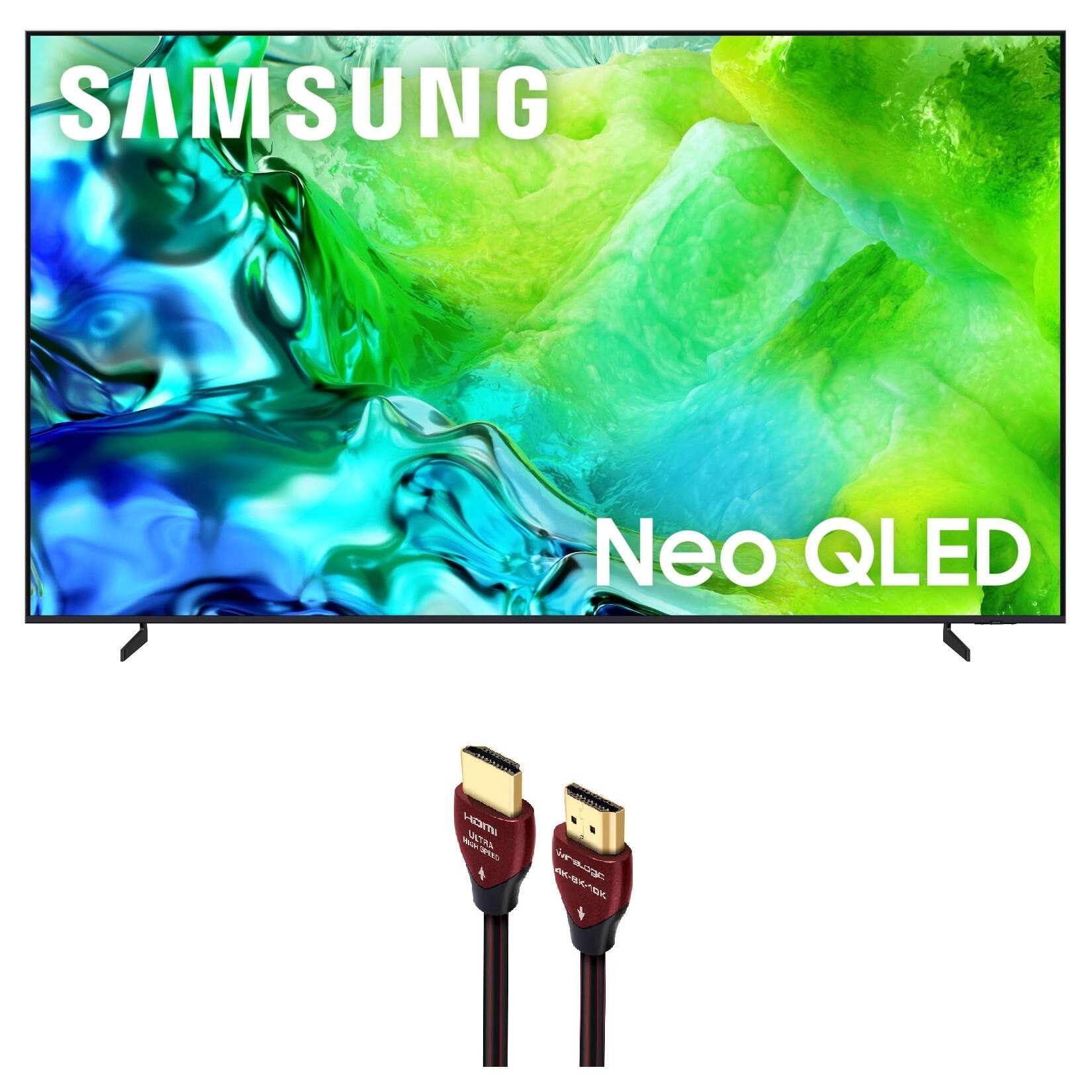 Samsung - QN85QN80HA 85" QLED TV with WireLogic 4K-8K-10K HDMI Cable (2026)