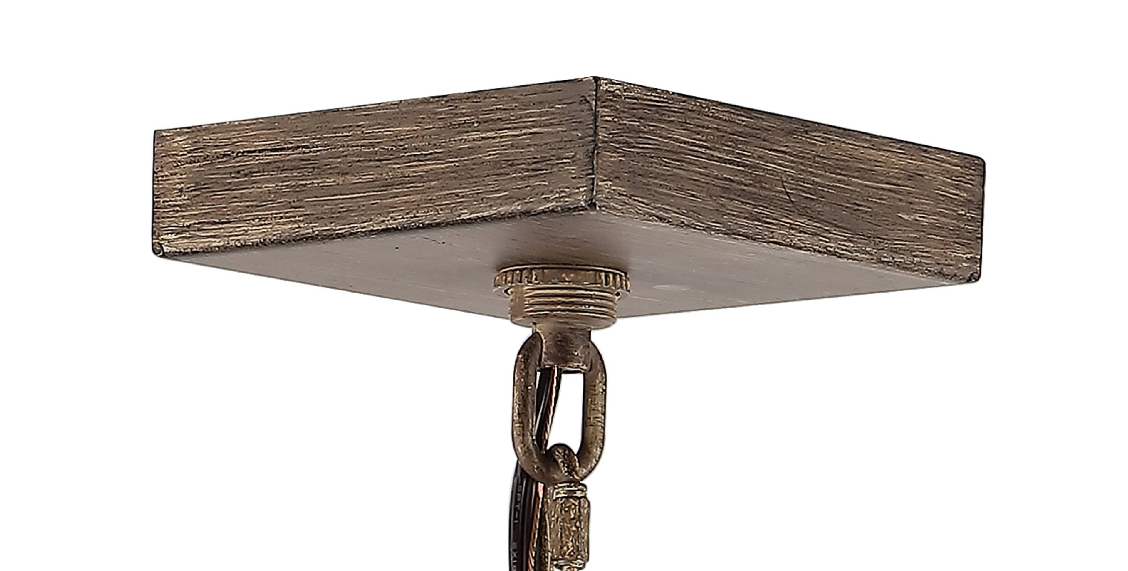Alt View 5. Jonathan Y - Magnolia 8.13" Adjustable Iron Rustic Farmhouse LED Pendant, Brown - Brown.