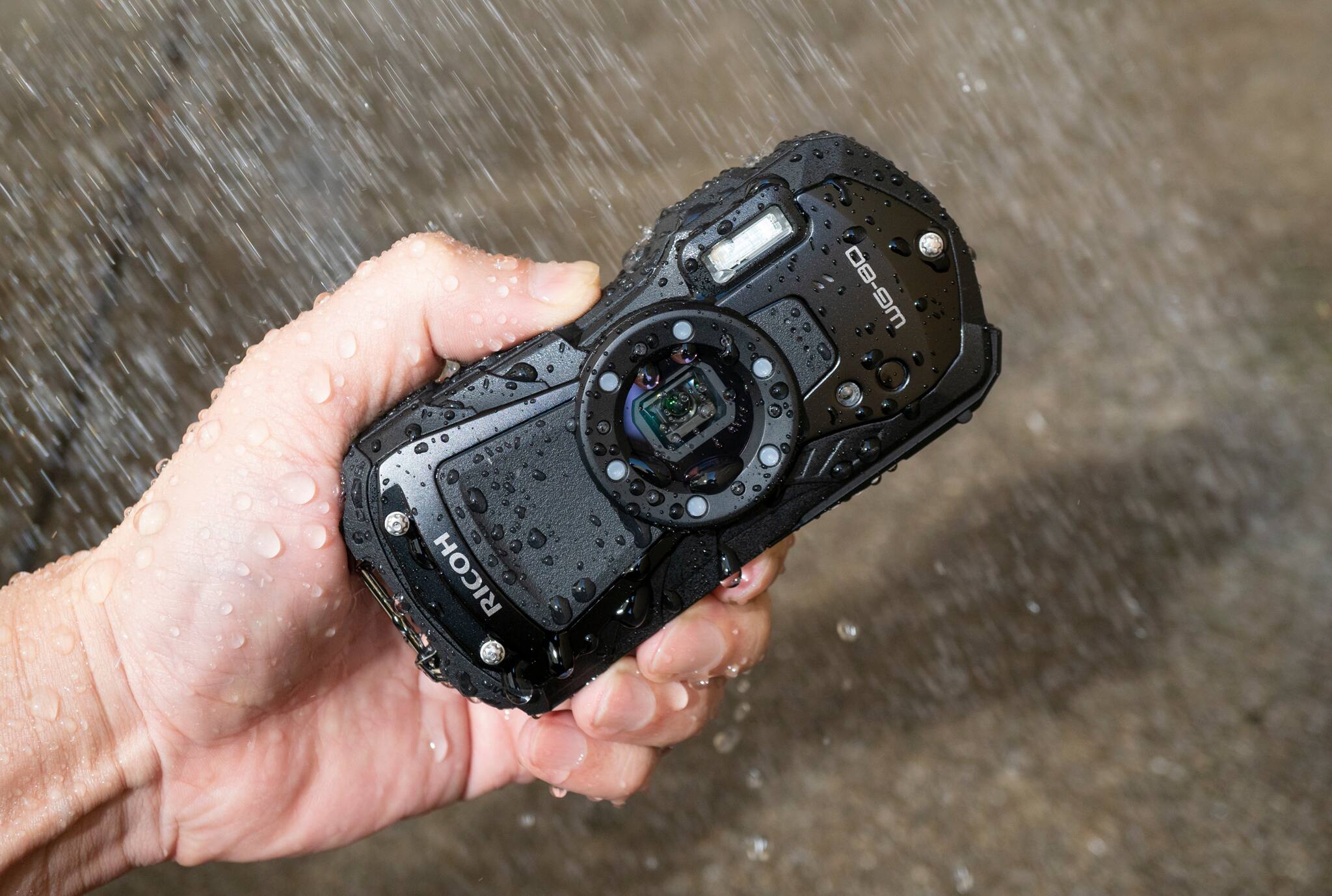 RICOH - RICOH WG-M1 BLACK ★美品★ RICOH Pentax Waterproof Action Camera WG-M1 BK Black Superb