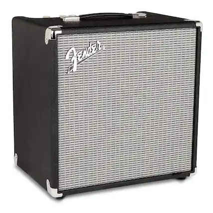Front. Fender - Fender Rumble 40 V3 Bass Amp for Bass Guitar, 40 Watts, with 2-Year Warranty Speaker, with Overdrive Circuit and Mid-Sco - BLACK.