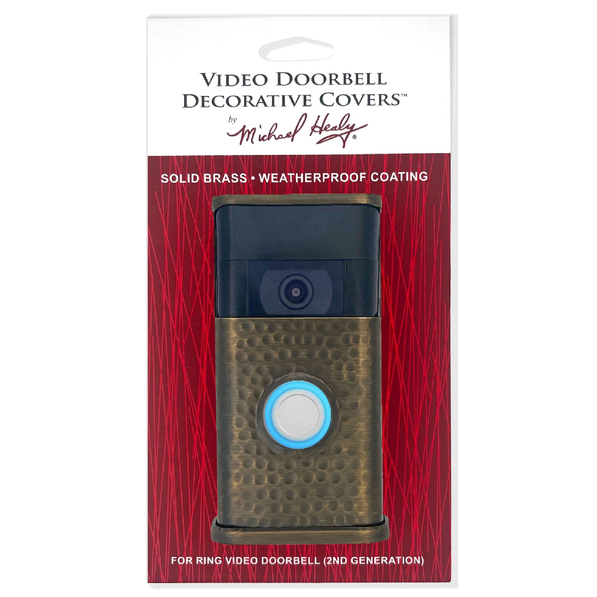 VIDEO DOORBELL DECORATIVE COVERS by Michael Hery

SOLID BRASS WEATHERPROOF COATING FOR RING VIDEO DOORBELL (2ND GENERATION)