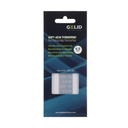 Gelid Solutions - GP-Extreme 120 x 20, 0.5mm 12 watt, Excellent Heat Conduction, Easy Installation-Thermal Pad-1pc