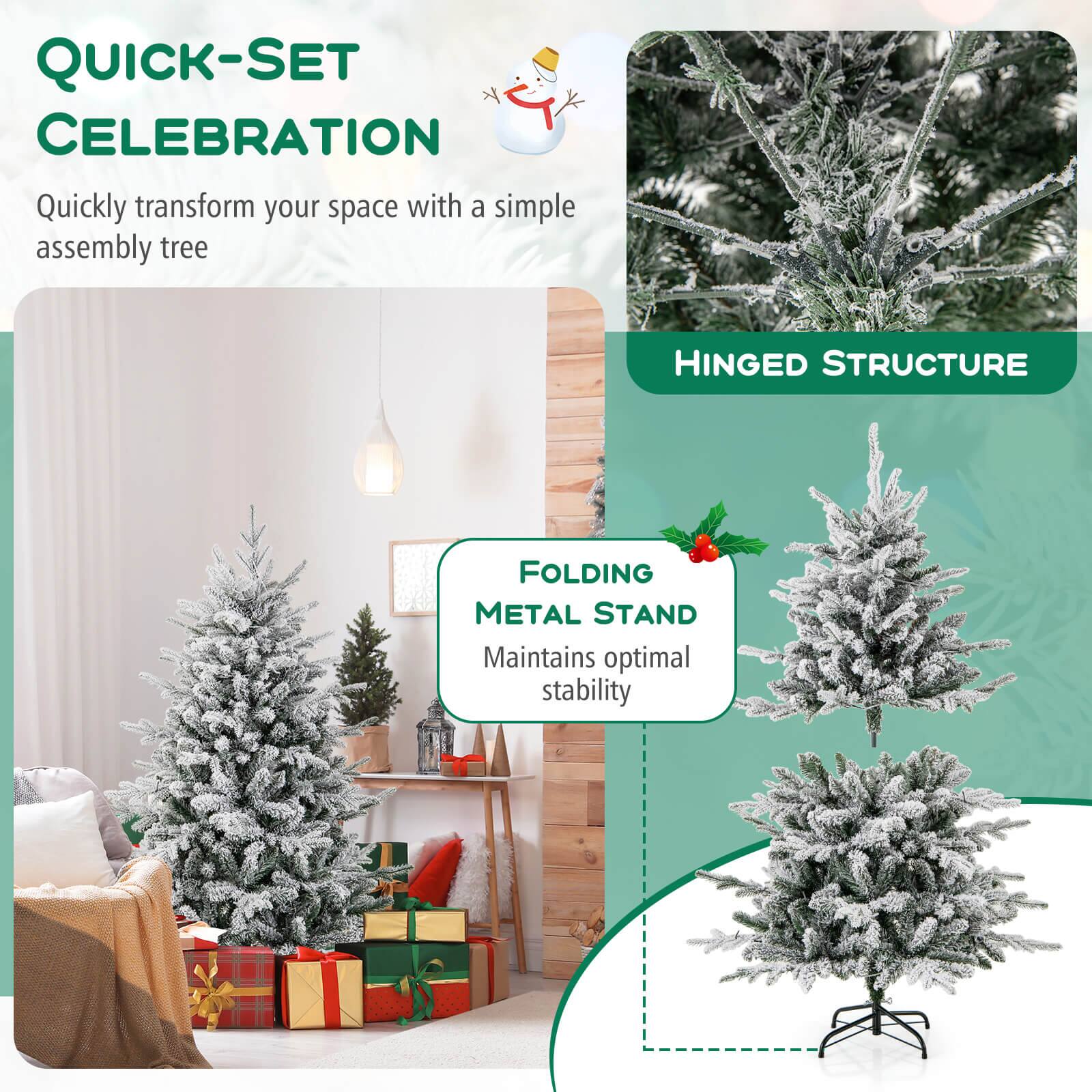 QUICK-SET CELEBRATION: Quickly transform your space with a simple assembly tree.