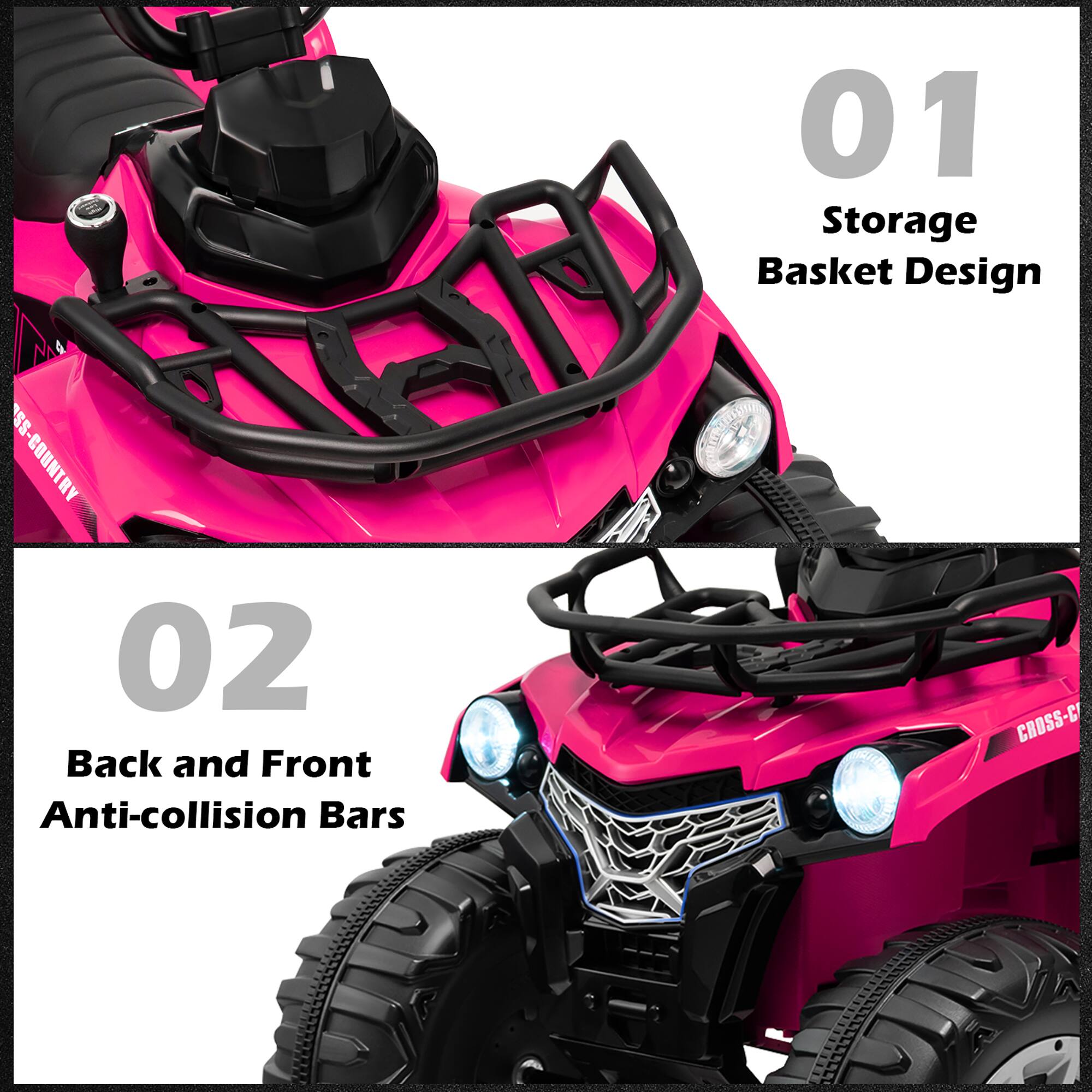 01 Storage Basket Design

02 Back and Front Anti-collision Bars