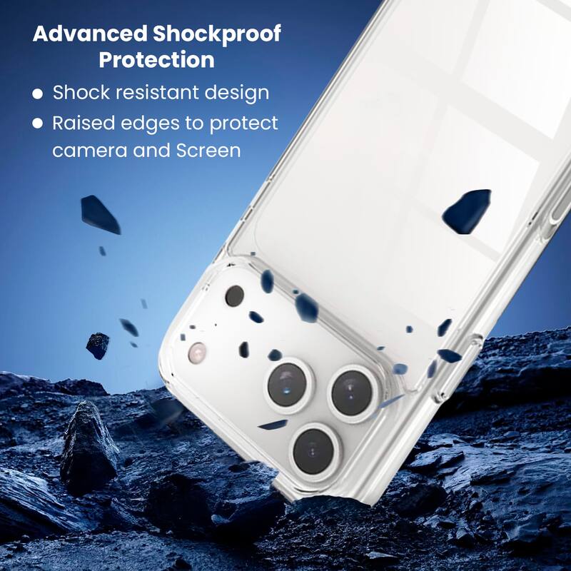 Advanced Shockproof Protection

- Shock resistant design
- Raised edges to protect camera and screen