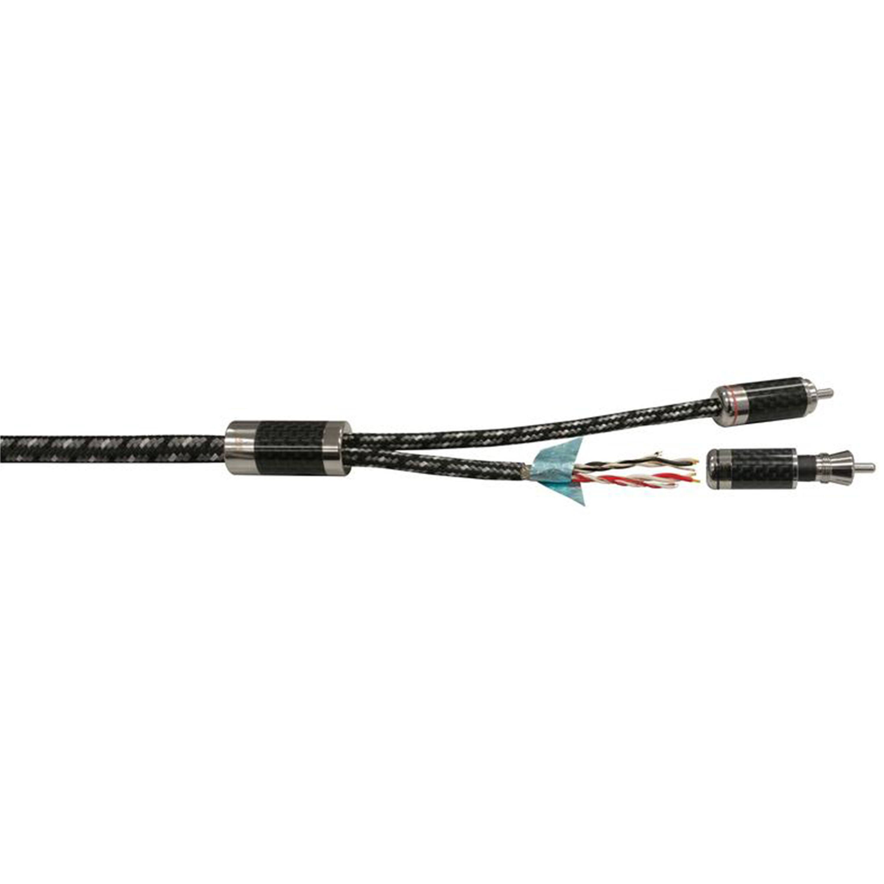 Alt View 12. Stinger - 9000 Series 20' Audio RCA Cable - Black.