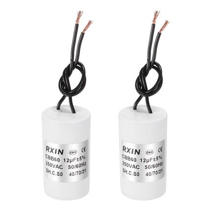 RXiN CBB60 12µF±5% 250VAC 50/60Hz SH.C.SO 40/70/21