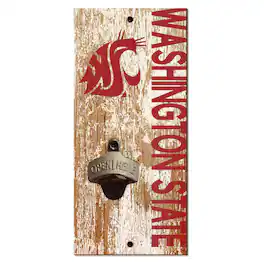 Fan Creations - Washington State Cougars Distressed Bottle Opener - Multicolor