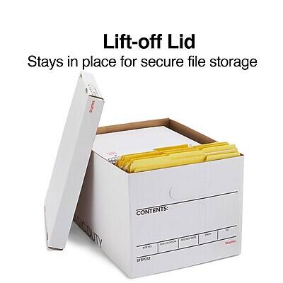 Lift-off Lid  
Stays in place for secure file storage  

CONTENTS: STS9212