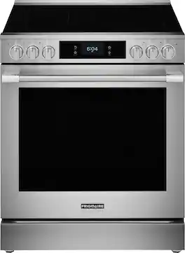 Frigidaire - 30" Electric Range with Stone-Baked Pizza - Stainless Steel