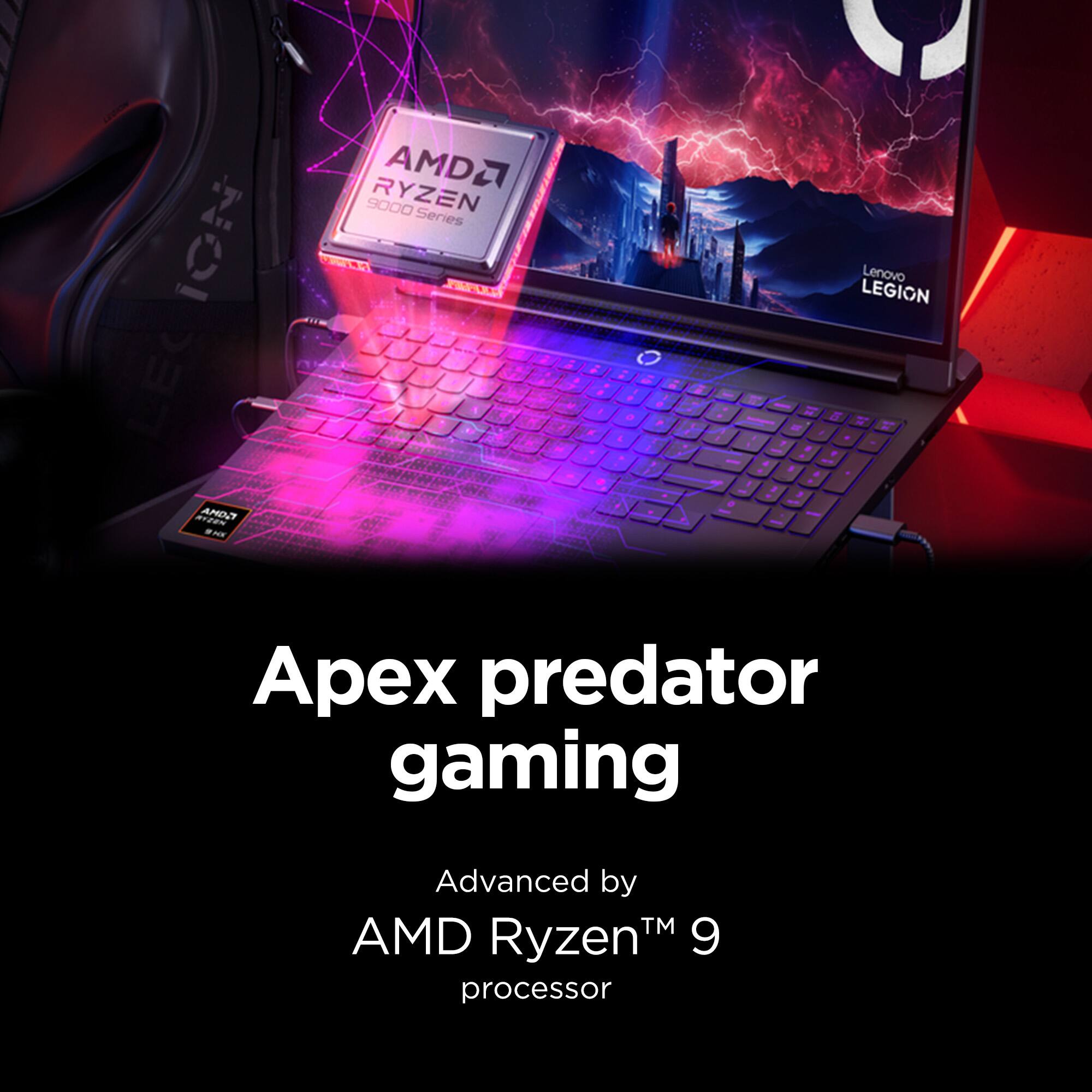 LENOVO LEGION - N 2 - Apex predator gaming Advanced by TM AMD Ryzen 9 processor