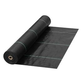 VEVOR - Garden Weed Barrier Fabric, 5.8 OZ Heavy Duty Landscape Fabric, 4ft x 100ft Weed Block Control for Garden Ground Cover - Black