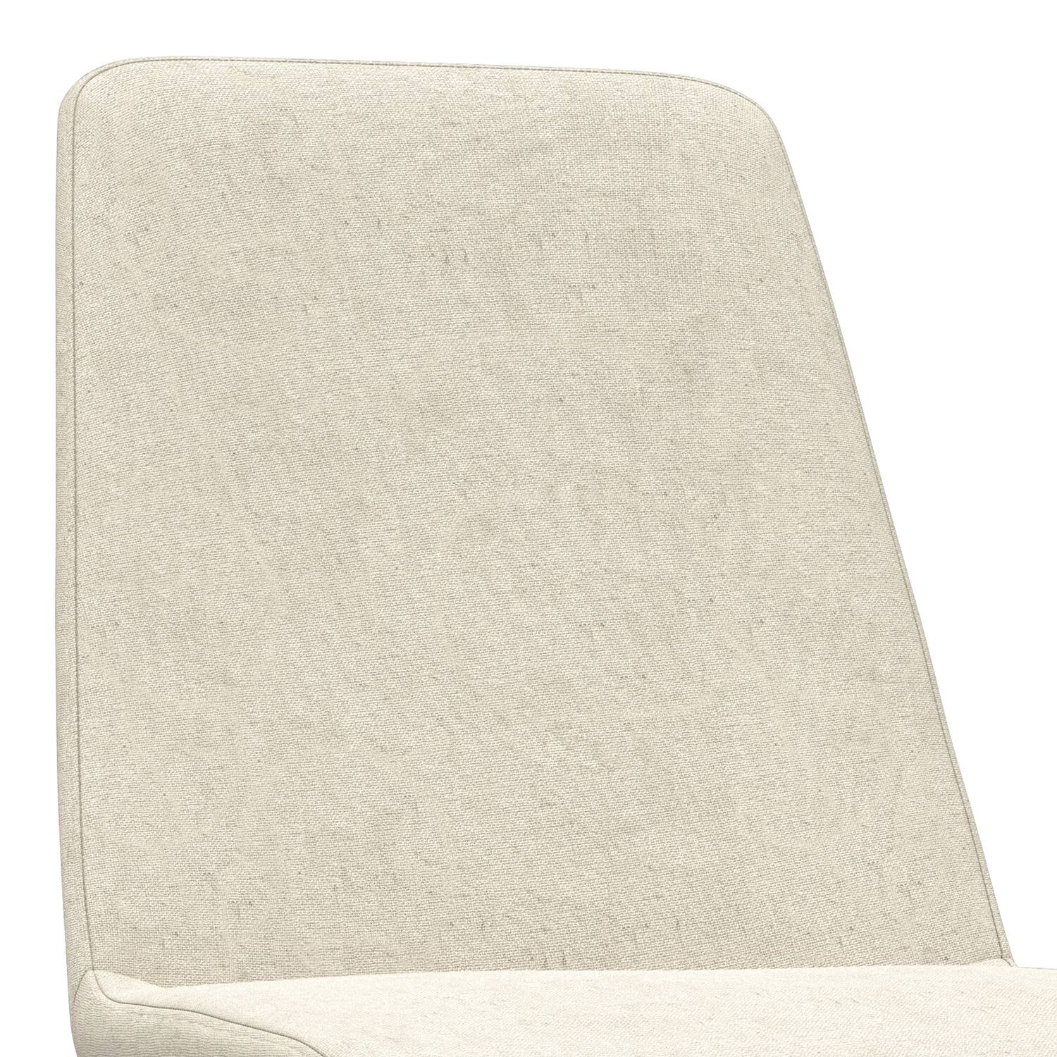 Alt View 5. Simpli Home - Corina Dining Chair (Set of 2) in Natural Linen Look Fabric - Natural.