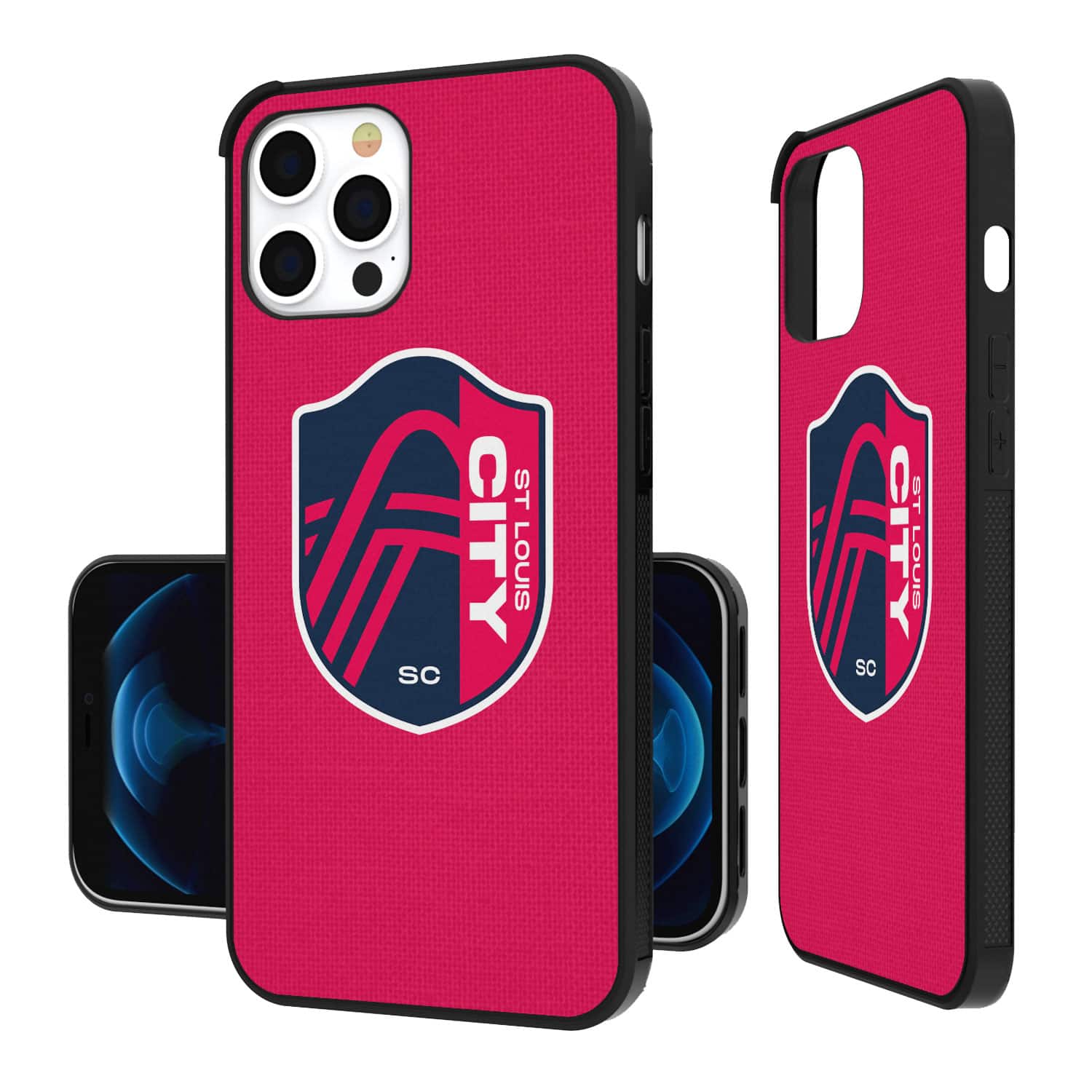 Keyscaper - MLS - St. Louis City SC iPhone Solid Design Bump Phone Case - 15 - Red