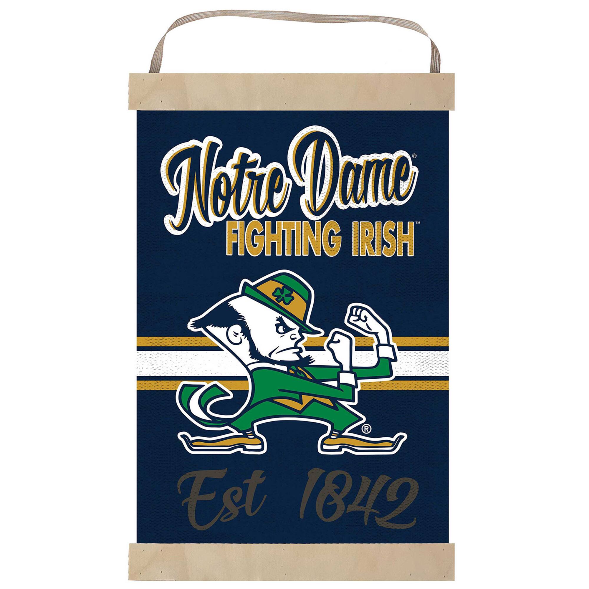 Notre Dame  
FIGHTING IRISH  
Est 1842