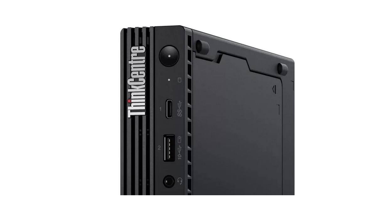 Back. Lenovo - ThinkCentre M70q Gen 3 Tiny Business Micro Computer Intel Core i5-12th 16GB RAM, 256GB NVMe Wired KB & Mouse Win 11 Pro.