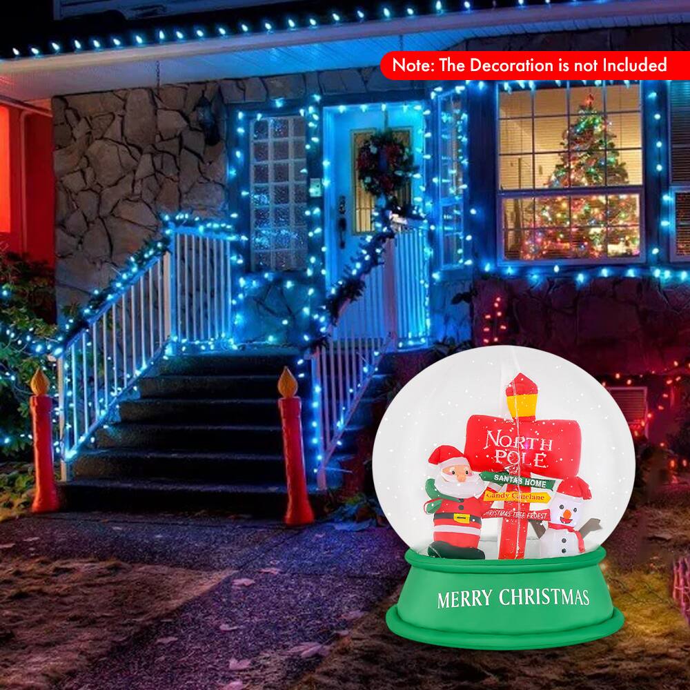 Note: The Decoration is not Included

NORTH POLE
SANTA'S HOME
AND CHRISTMAS TREE FOREST

MERRY CHRISTMAS