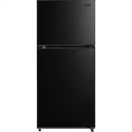 Frigidaire - 19 Cu. Ft. Garage Ready Top Freezer Refrigerator - Black