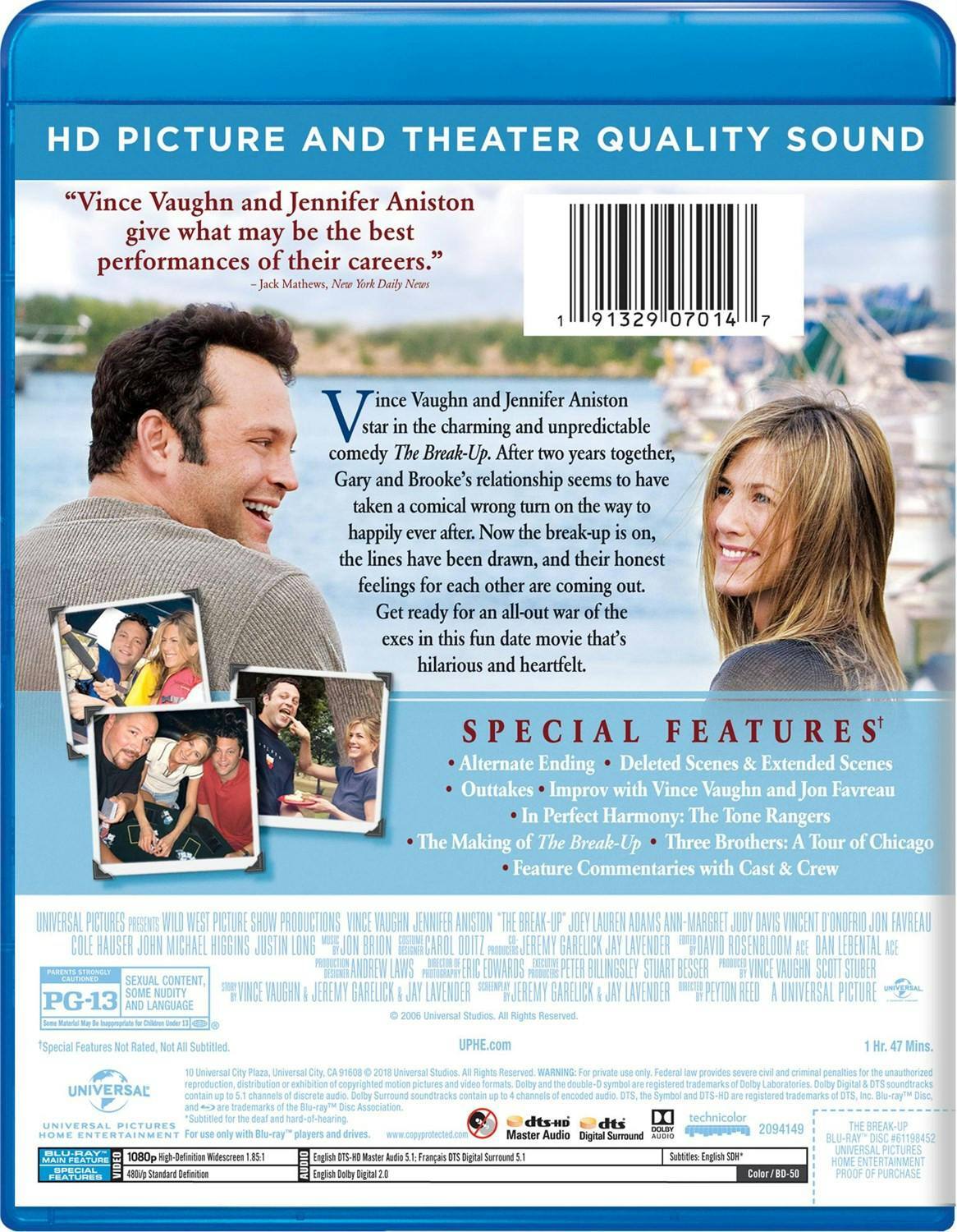 Back. The Break-up [Blu-ray].