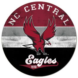 Jardine - North Carolina Central Eagles 20'' x 20'' Retro Logo Circle Sign - Maroon