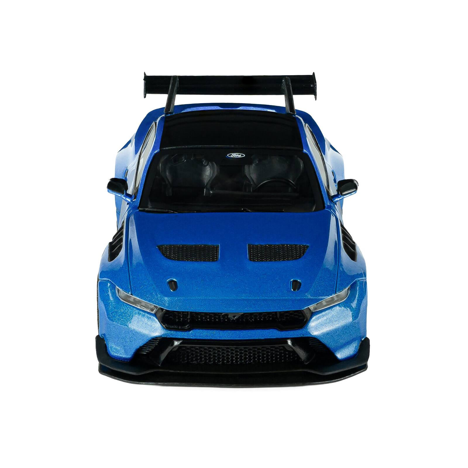 Alt View 3. Solido - 2025 Ford Mustang GTD Indulgent Blue Metallic with Black Top 1/43 Diecast Model Car by Solido.