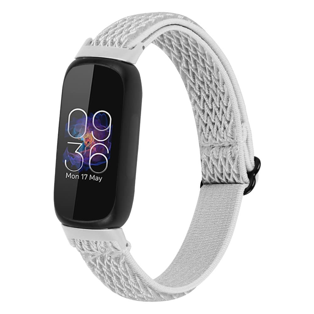 StrapsCo - Comfort Stretch Band Elastic Nylon Watch Strap For Fitbit Inspire 3 - White price history on PriceWatchPro