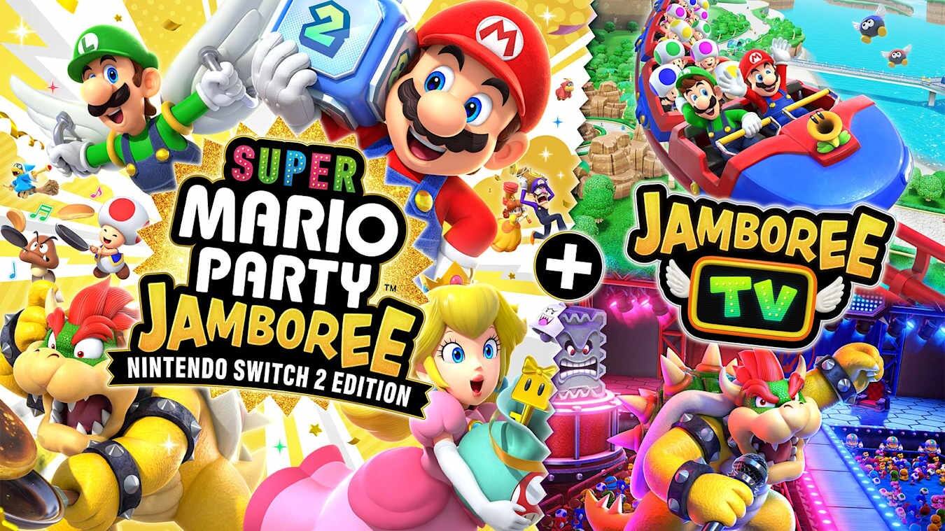 SUPER MARIO PARTY JAMBOREE  
NINTENDO SWITCH 2 EDITION  

+ JAMBOREE TV