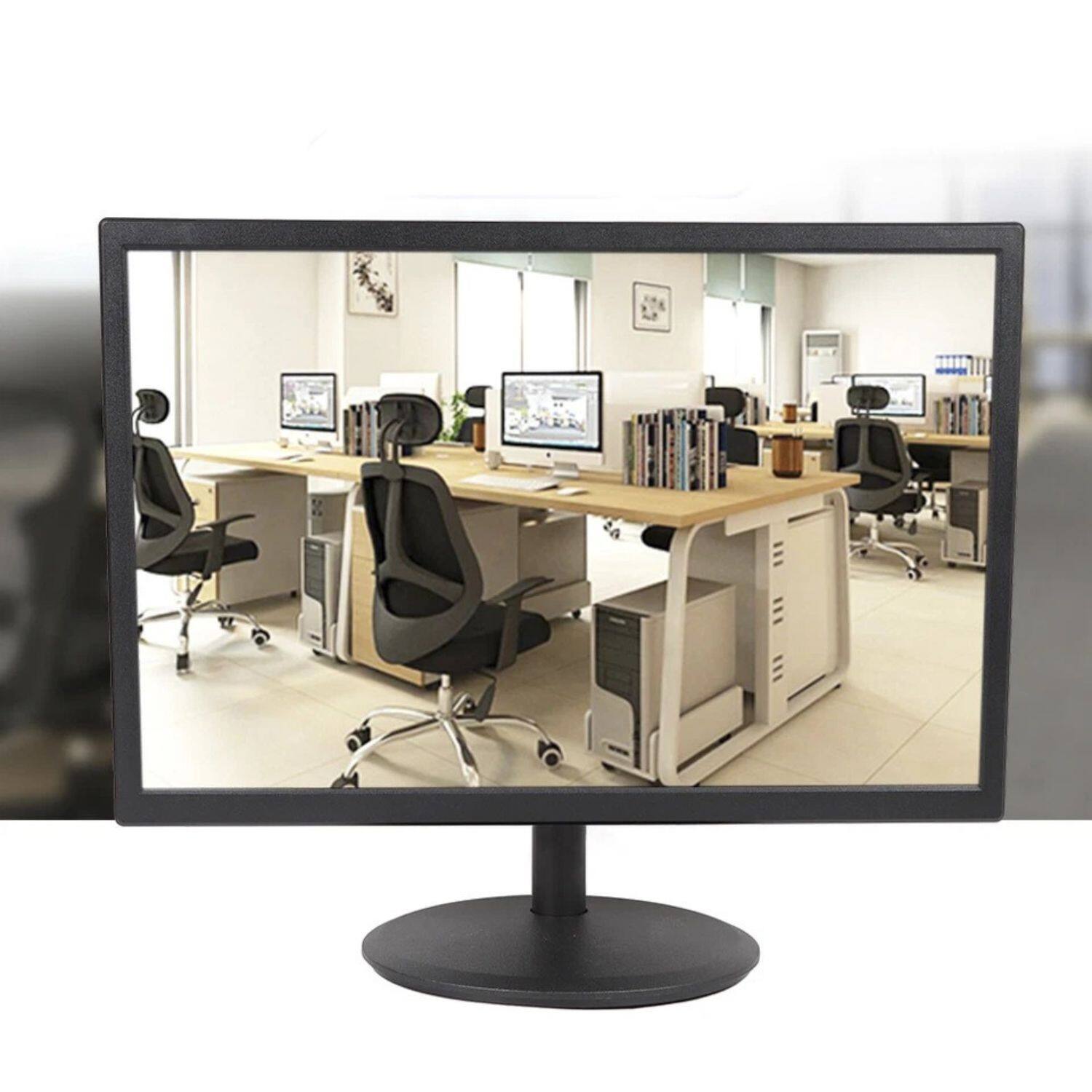 Angle. Stock Preferred - Touch Screen LCD POS Display Monitor - Black.