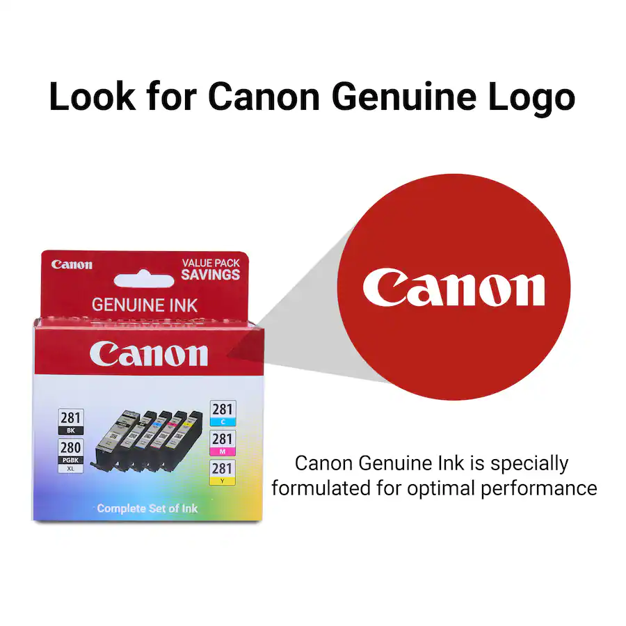 Canon Printer Ink 5-Pack Ink Cartridges For Canon PGI-280 & CLI-281 XXL – Compatible With Pixma TS/TR Series Canon 280 281 Ink - Foto 6