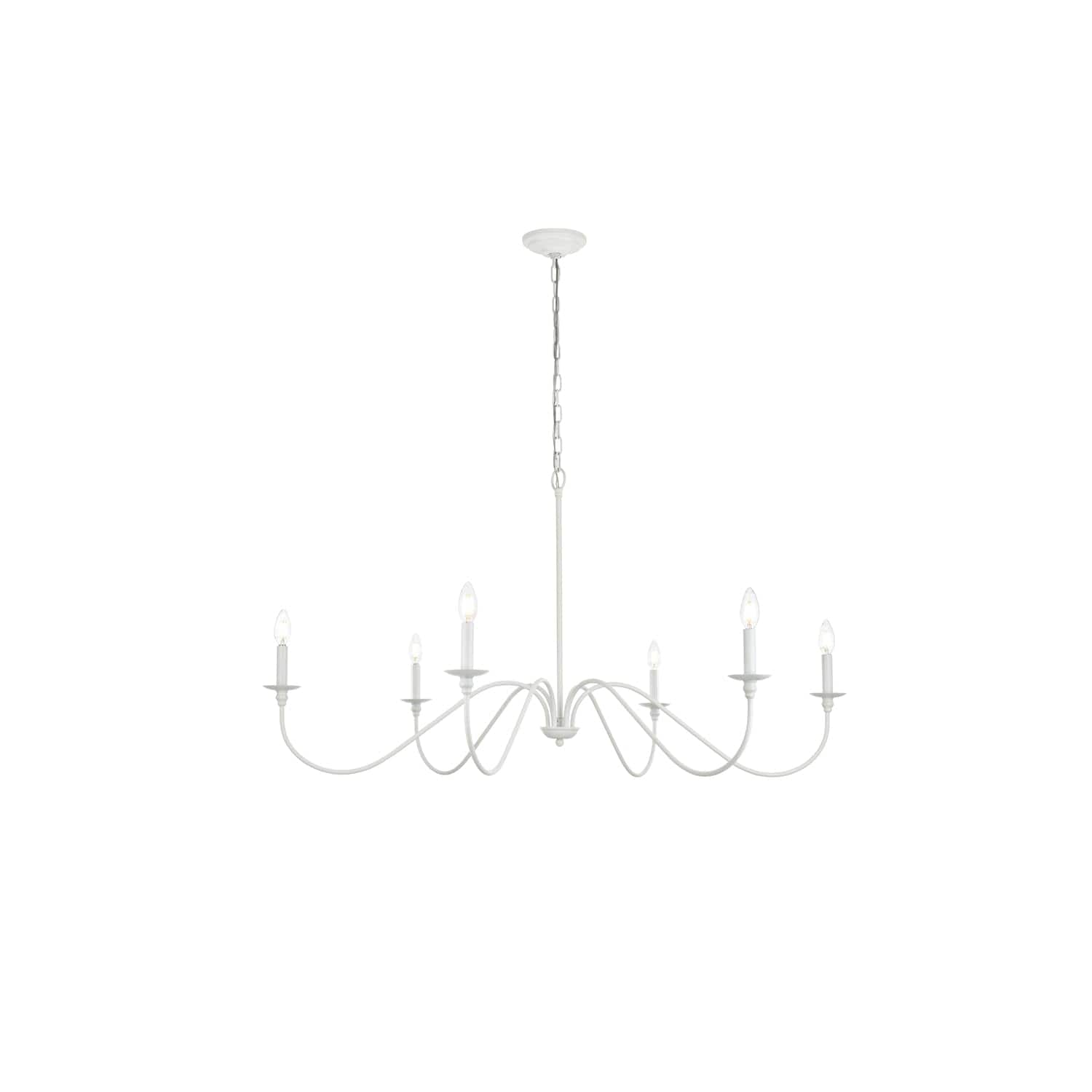 Living District - Rohan 48 inch chandelier - White price history on PriceWatchPro