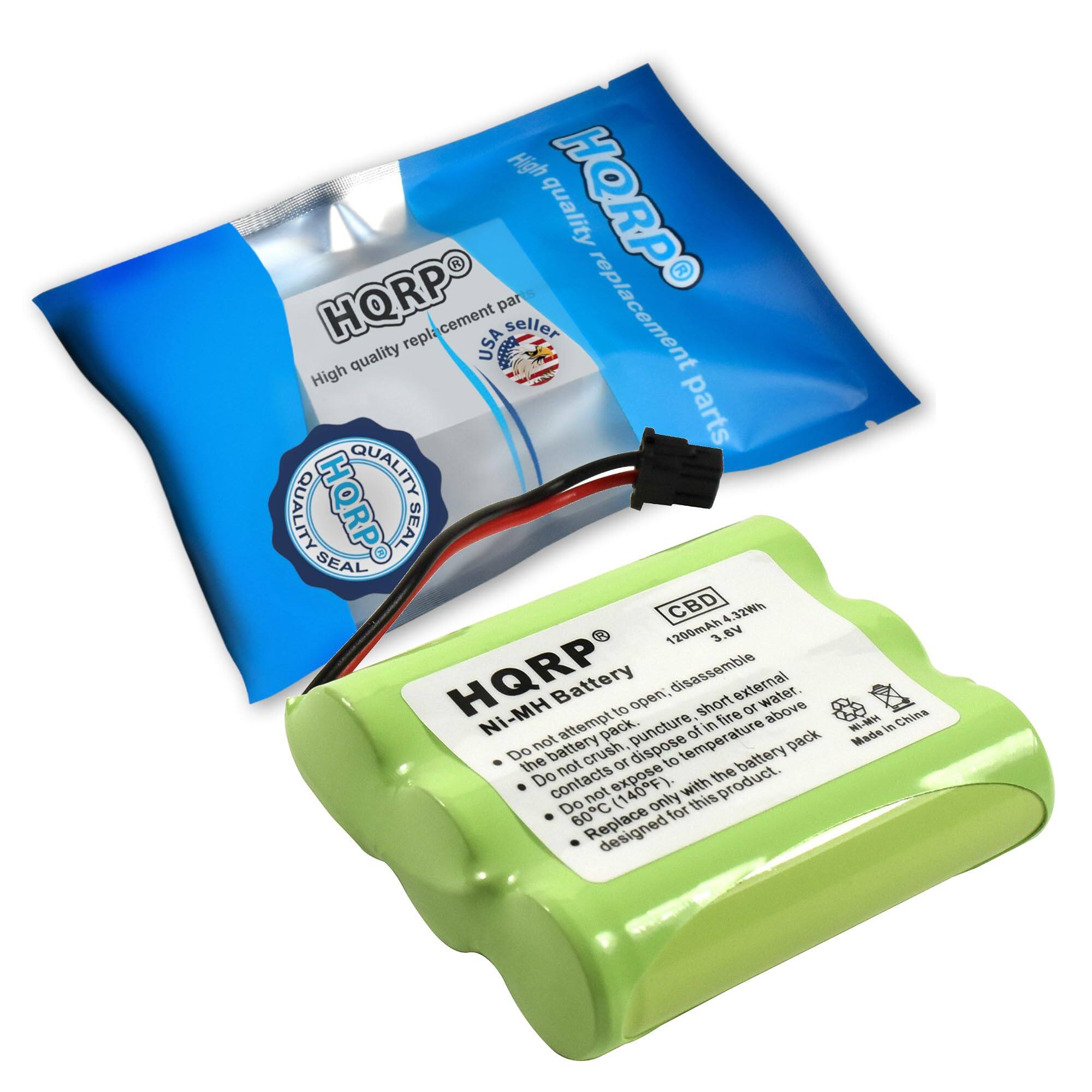 High HORPO quality HORPO par replacement cement seller repla USA High quality parts HQRP QUALITY QUALITY SEAL SEAL CBD 4.32Wh 1200mAh 3.6V HQRP Battery disassemble external water. to open:; short 10 above NI-MH attempt pack. puncture of in fire Do the not battery crush, 10 dispose to temperature battery pack Do not expose the contacts not only with this product. Do 60C for designed W  9 China Made